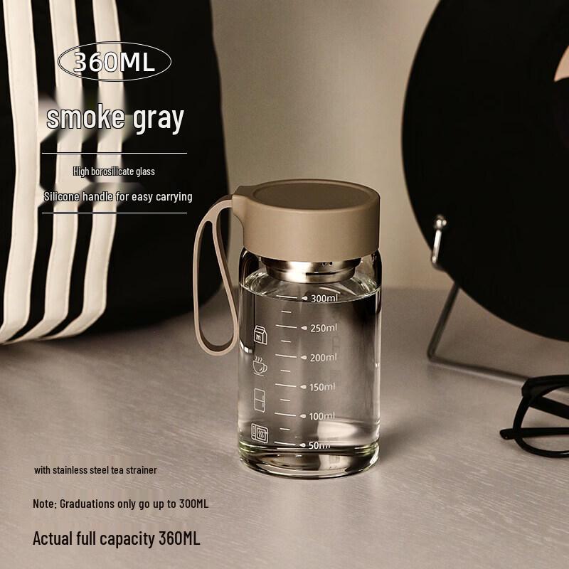 Portable High Borosilicate Glass Measuring Mug