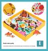 23-Piece Early Education Wooden Puzzle for Kids: Vegetables, Fruits, Animals, Transportation