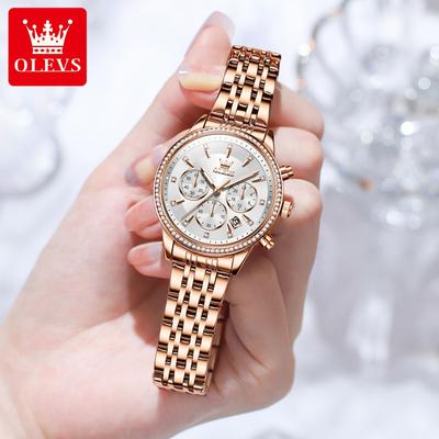 Ceasuri Multifunctional Cronograf Ceas Quartz Ceas Dama Ceas Dama