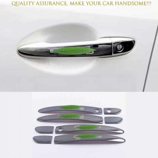 For Mazda CX-5 2013-2016 Black Steel Exterior Side Smart Door Handle Trim 8PCS