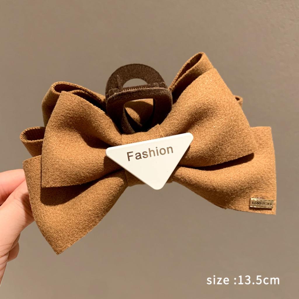 Cute Contrasting Color Clip, Brown Hairpin