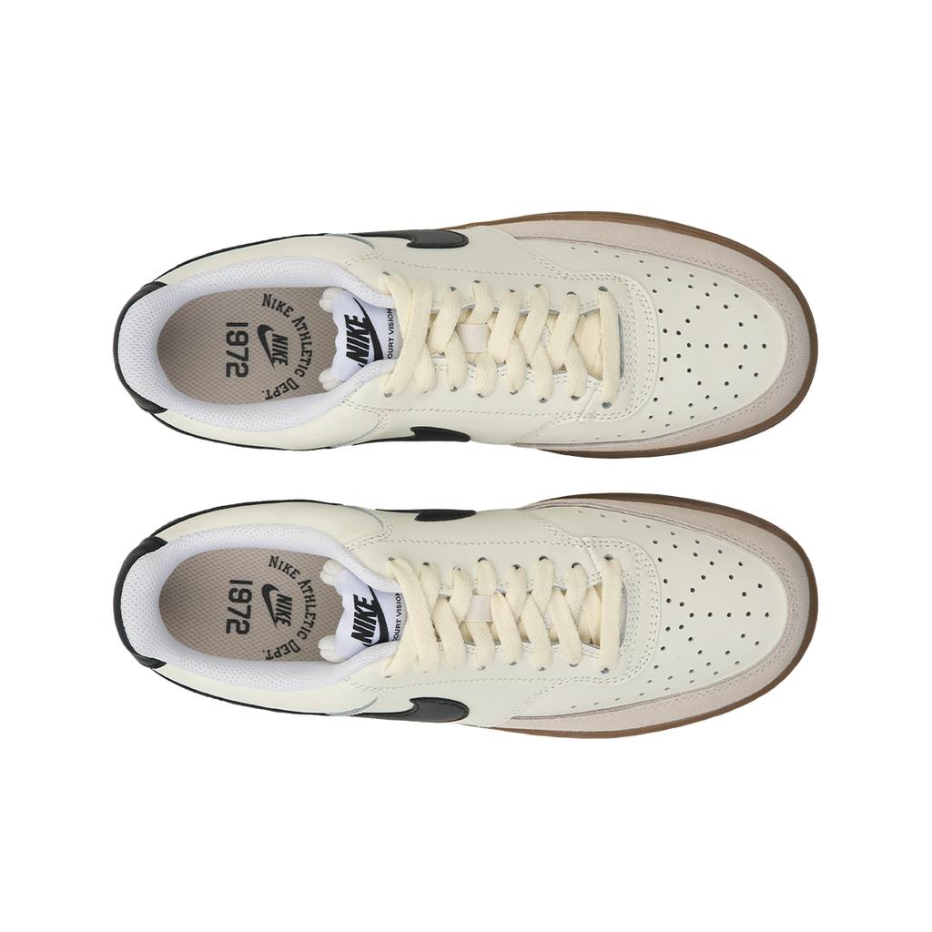 Nike Court Vision Low White Black Gum Men Sneakers Sail Light-Orewood-Brown FQ8075-133