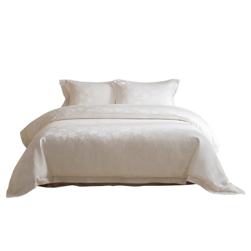 MIDO HOUSE 100TC Pure Cotton Sateen Luxury 4-Piece Bedding Set 1.8/2m (Duvet 220x240cm)