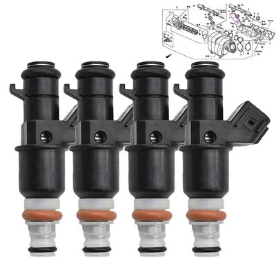 4 Pcs Car Fuel Injector For 2002-2004 Honda CRV CR-V 16450-PPA-A01