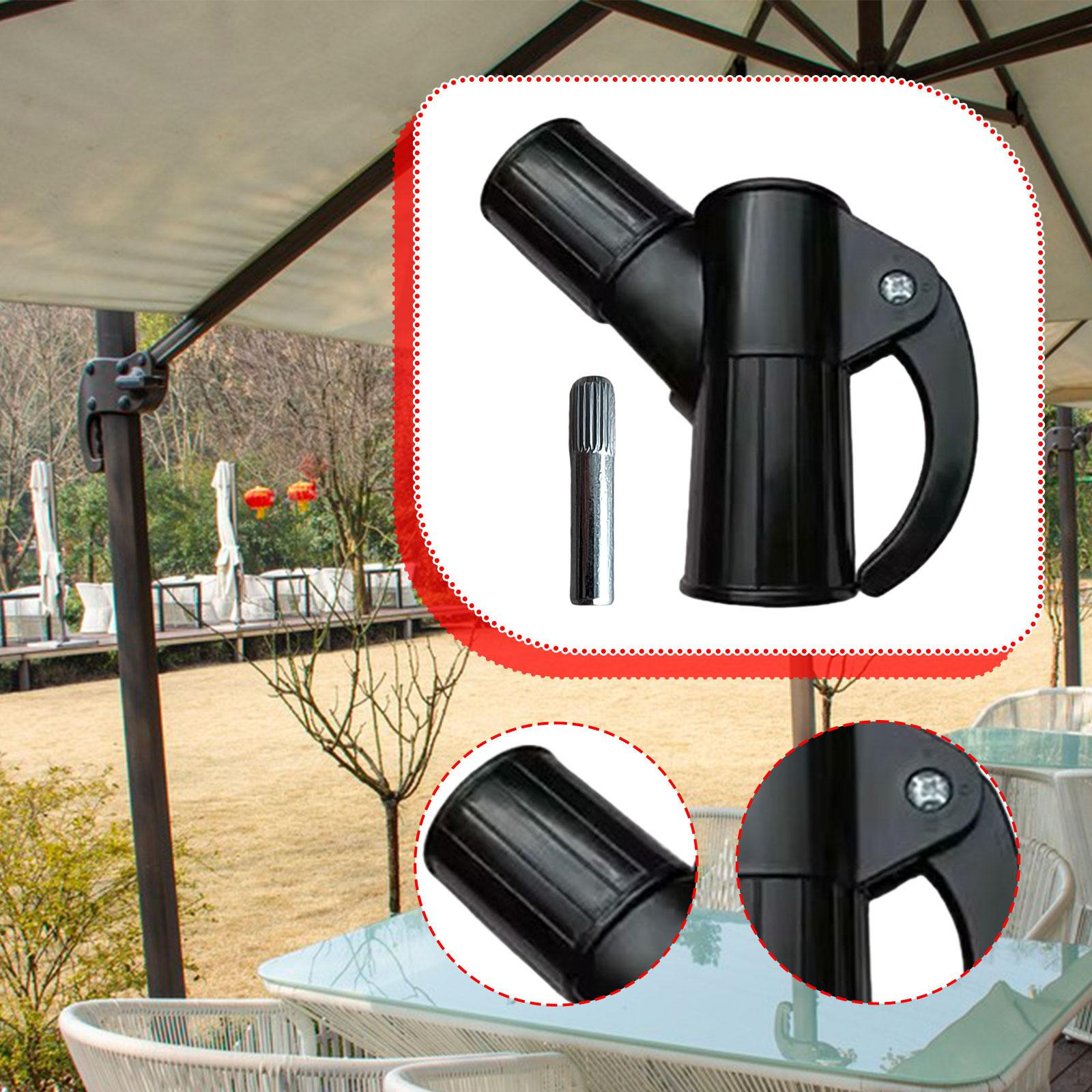 

Аксессуары для патио-зонтика Подъемная фиксированная ручка Сверхпрочный боковой подвесной держатель для улицы