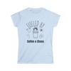 Kaffee & Chaos Damen T-Shirt – Lustiges Mama-Leben Shirt, Weicher Freizeit-T-Shirt
