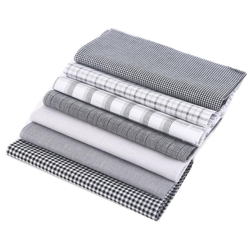 

3Pcs 40x40cm 100% Cotton Men s Business Handkerchief Classic Plaid Pocket Hand Towel Square Handkerchiefs