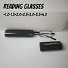 Unisex New Portable Reading Glasses Ultra-Light Fashion Hd Anti-Blue Light Presbyopia Glasses With Classic Glasses Case +3.5+4.0