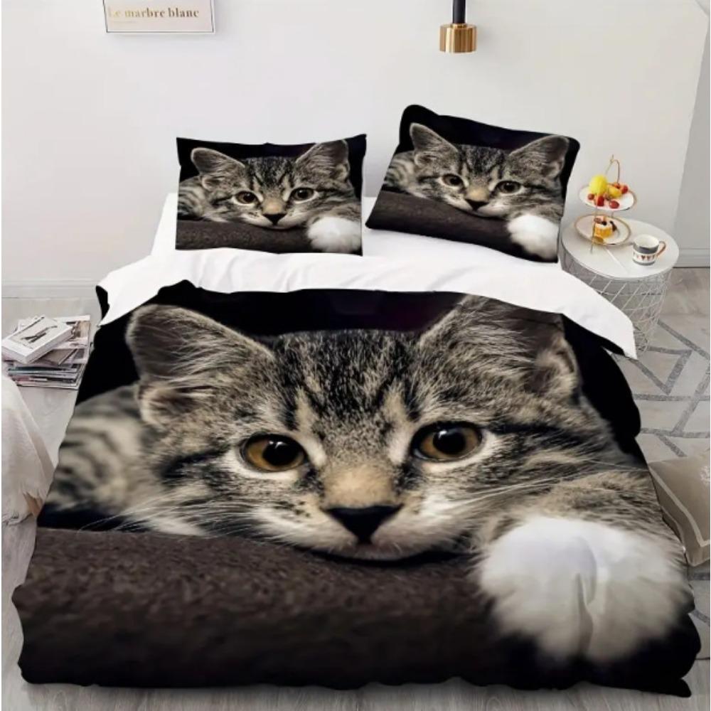 Fashion Technology Printing, 3D Digital Printing, Bedding, Duvet Covers, Pillowcases, Three-piece Sets