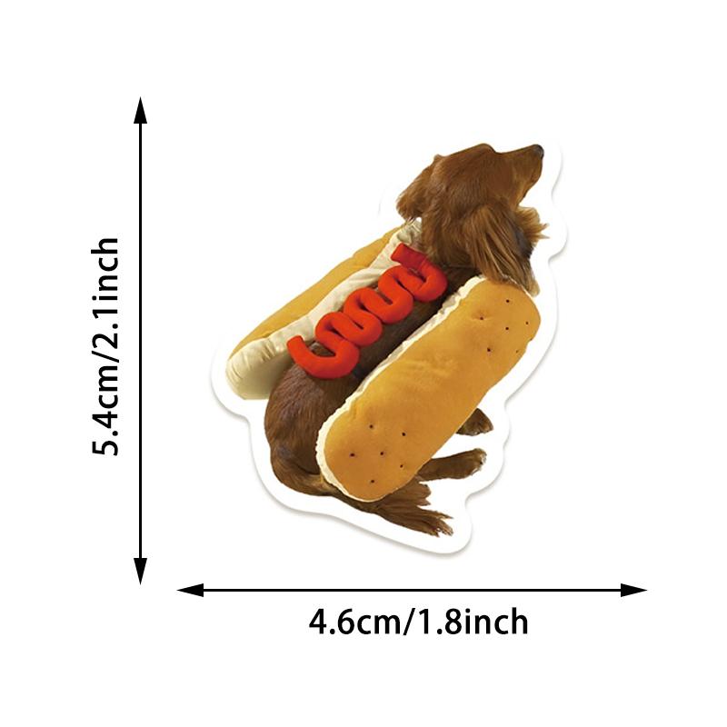 50PCS Cute Dog Stickers Funny Humorous Dog Stickers Waterproof Vinyl Decals for Laptop Water Bottle Phone Luggage Snowboard