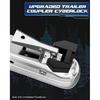 DEEAGLE Trailer Lock, Wide 1.2” Span, 1/4” Dia Trailer Coupler Tongue Lock, Wide Trailer Locks, Boat Trailer Locks For Towing Trailer Security,