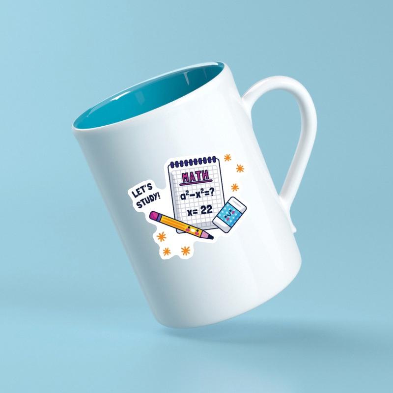 50Pcs/Set Funny Science & Math Art Series 02 Stickers DIY Fashion Waterproof Doodle Decals Stickers