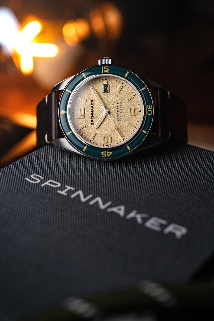 Spinniker Fluss SP-5055-0G Men's Watch, Brown [Parallel Import]