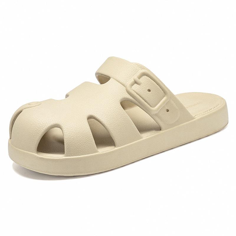 Sandals Men's Summer New EVA Men's Shoes Breathable and Non-smelly Foot Hole Shoes Men's Hollow Outdoor Casual Shoes