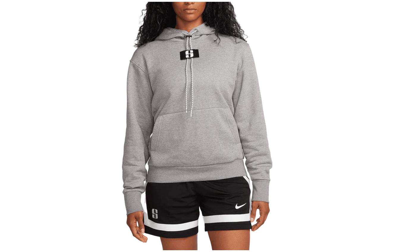 Nike Sweatshirts Women s Gray Hooded Moderate Other FJ4449-091 M