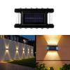 Outdoor Solar Wall Lamps LED Wall Washer Weatherproof Construction Suitable for Garden Yard and Porch Decoration M4YD