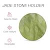 200 Pcs Eyelash Extension Adhesive Glue Pallet Sticker Pads, Disposable Waterproof Adhesive Holder Pad and 1 Pcs Eyelash Extension Jade Stone