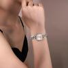 Elegant Sugar Cube Women's Watch: Light Luxury & Fashionable Design