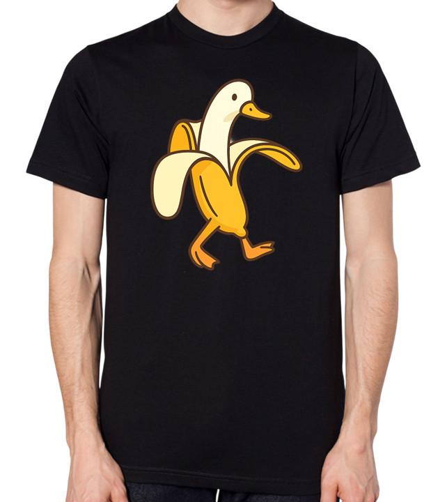 Banana Duck Unisex T-Shirt S