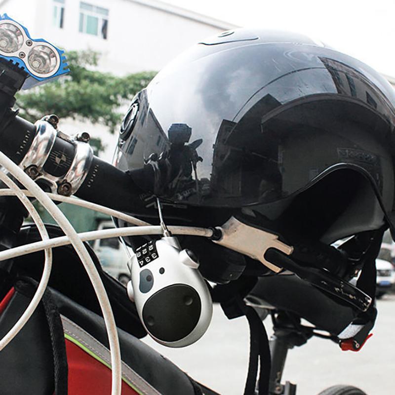Fahrrad Stahlkabel Zahlenschloss Koffer Auto Schlitten Teleskop Drahtseilschloss Fahrradhelm Hochpräzises Zahlenrad Passwortschloss