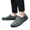 Foreign Trade New Men's Leather Shoes 2025 Hot-selling Hand-stitched Loafers Versatile Trend Casual Large Size Men's Shoes