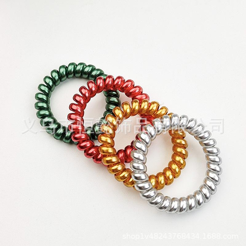 Christmas Combination Series, Telephone Line, Hair Band, Hair Rope, High Elastic And Durable Hair Rope, Headgear.