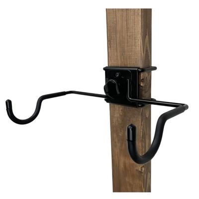 Waki Sangyo Wall Storage Tension Bicycle Hanger Indoor Storage Cross Bike Black Cm WALIST-ONE Semi-Gloss 18x29.5x11.5 W1-011