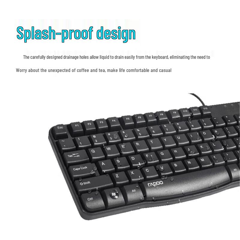 Rapoo K130 Wired USB Keyboard