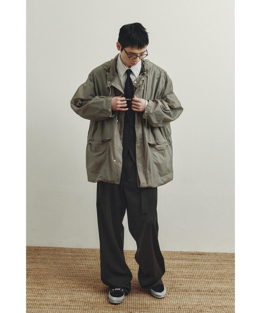 Youth Convertible Windbreaker Coat - Beige