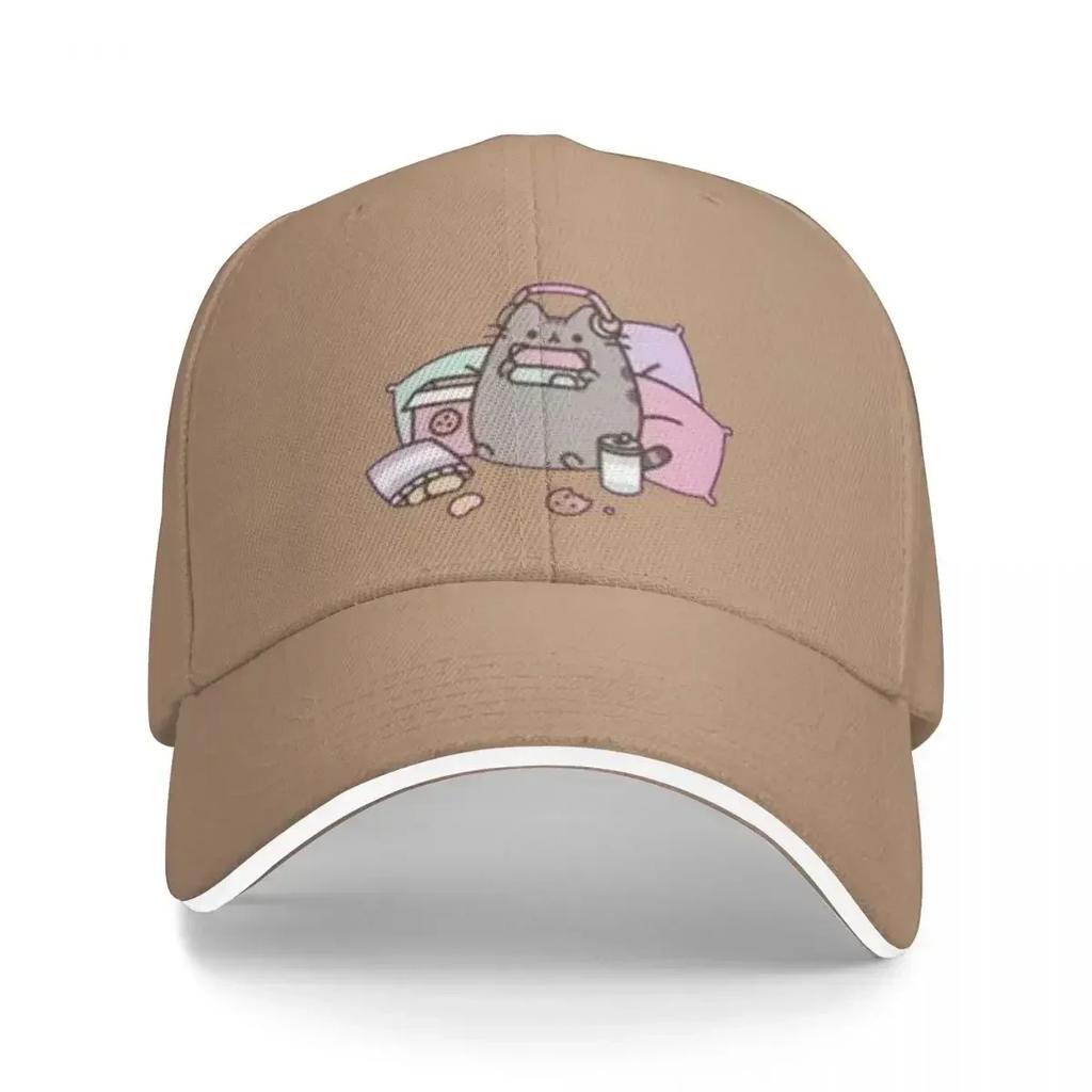Cute Cat I'm Busy Funny Baseball Cap Vintage All Seasons Travel Adjustable hard hat Men Caps Women's