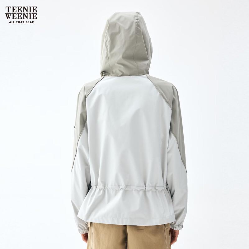 Teenie Weenie Women's Bear Letter Hooded Jacket
