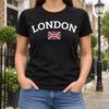 London England Shirt, British Flag Tee, Union Jack Print, UK Travel Souvenir Gift, City Vacation Outfit, Heritage Pride, Anglophile Birthday
