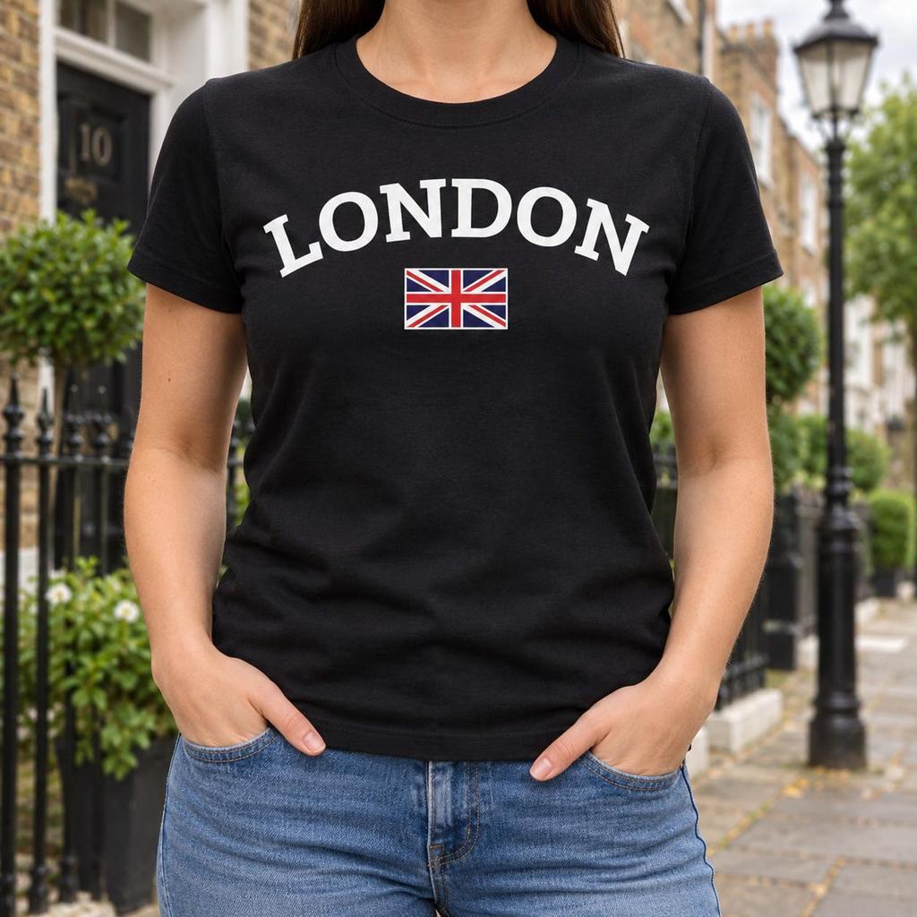 London England Shirt, British Flag Tee, Union Jack Print, UK Travel Souvenir Gift, City Vacation Outfit, Heritage Pride, Anglophile Birthday
