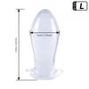 Transparent Huge Soft Anal Plug Big Butt Sex Toys for Men Women 18 Gay Masturbation Prostate Stimulation Massager Thick Expander