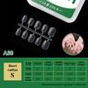 100Pcs/Box Matte Fake Nails No Polishing Press On False Nails Medium Short Design High Matt Soft Gel Nail Tips For Extension