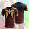 Anime Mobile Suit Gundam 3D Print Cosplay Boys Uniform Casual Loose Crew Neck Short Sleeve T-Shirt Summer Men's Streetwear Tops