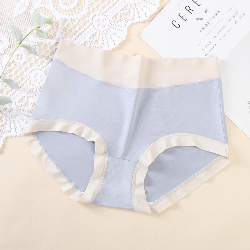 Damen Hochelastische Baumwoll-Modal-Slips mit mittlerer Taille - Bauchkontrolle & Atmungsaktives Design