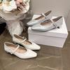 Heightened Inside French Mary Jane Flat Square Toe Soft Sole Spring Single Shoes Women 2026 New