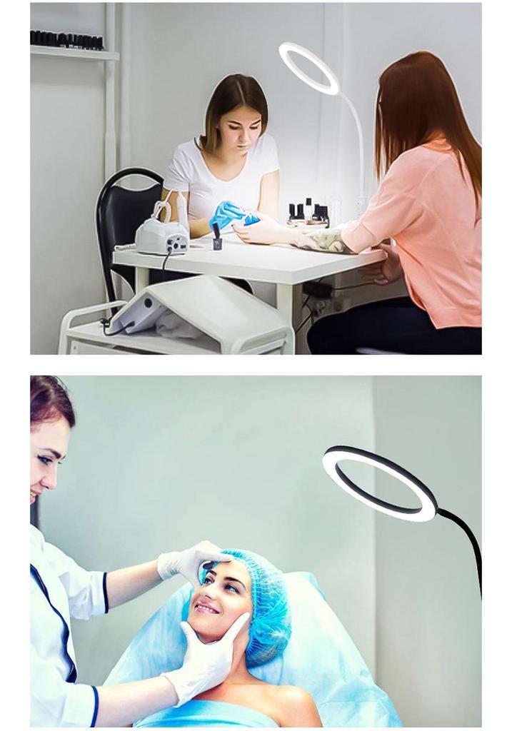 Super Bright Beauty Salon Eyelash & Tattoo Lamp - Versatile Floor Lighting for Nails & More