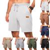 Men's Mid Length Shorts With Pockets Elastic Waist And Drawstring Perfect For Summer Beach Vacations