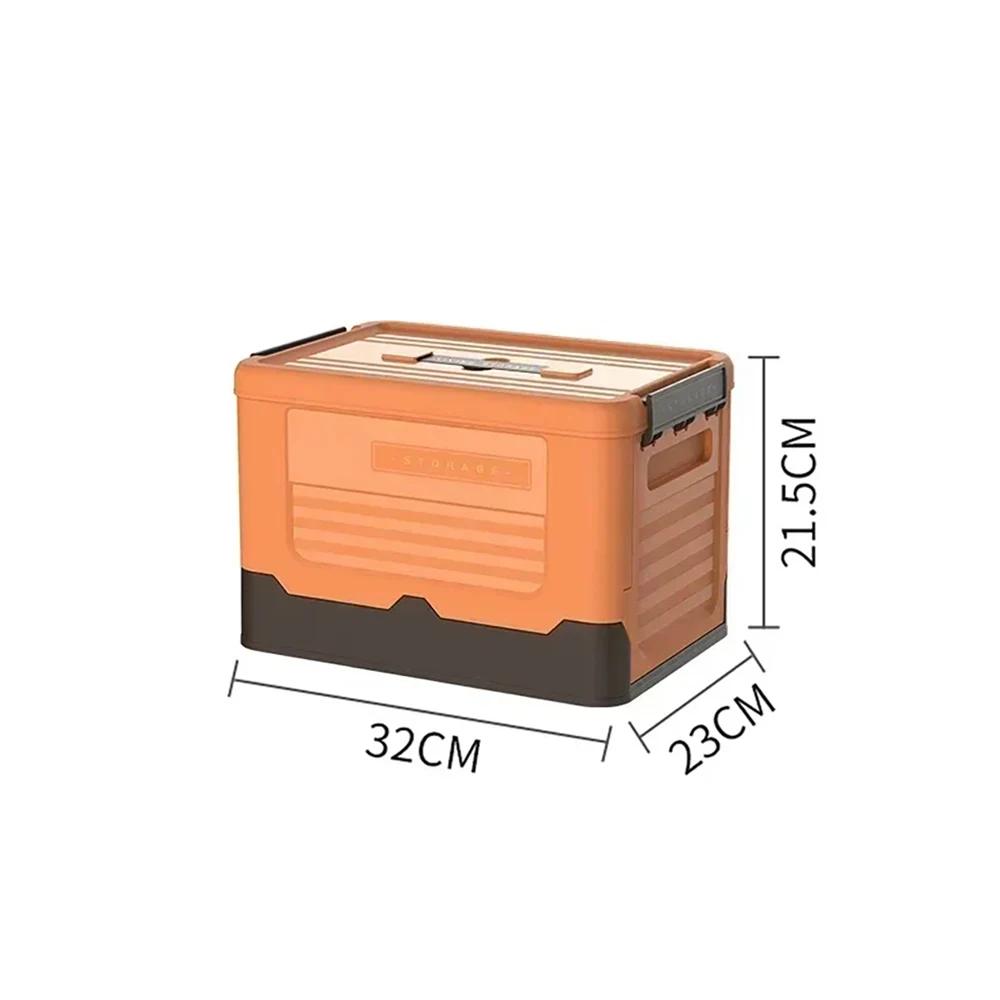 Camping Storage Box Folding Multifunction Space-Saving Storage box Book box Folding book Portable storage Car Backup box
