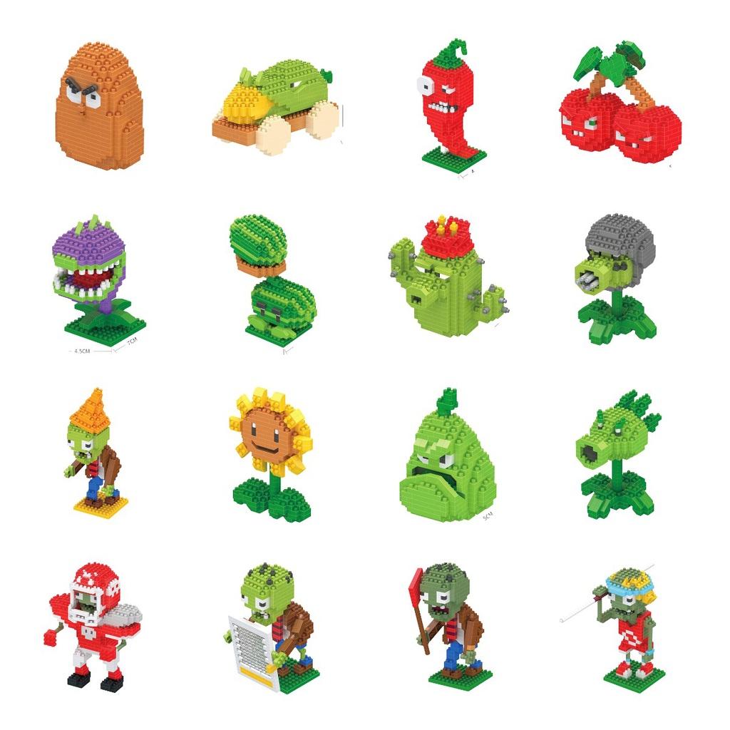 Plant Vs. Zombies Building Toy Color Box Packaging