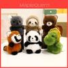 Cute Plush Panda Car Decor With Pp Cotton Filling For Kids And Teens