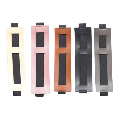 Elegant Leather Pen Case With Elastic Band Closure Accommodating Multiple Pen For Students Professional And Journal Enthusiasts