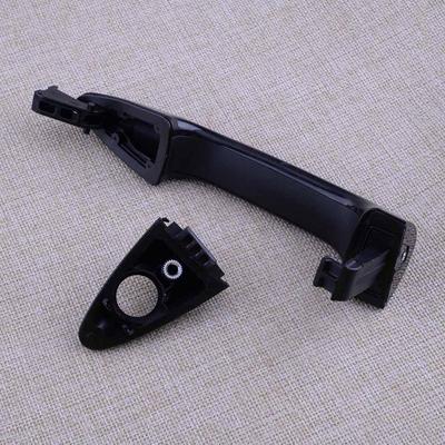 82651-1R000 Car Exterior Front Left Door Handle Fit For Hyundai Accent Black ABS Plastic With Key Hole