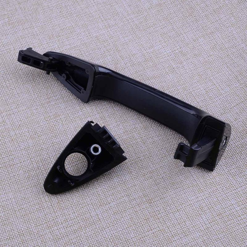 

82651-1R000 Car Exterior Front Left Door Handle Fit For Hyundai Accent Black ABS Plastic With Key Hole
