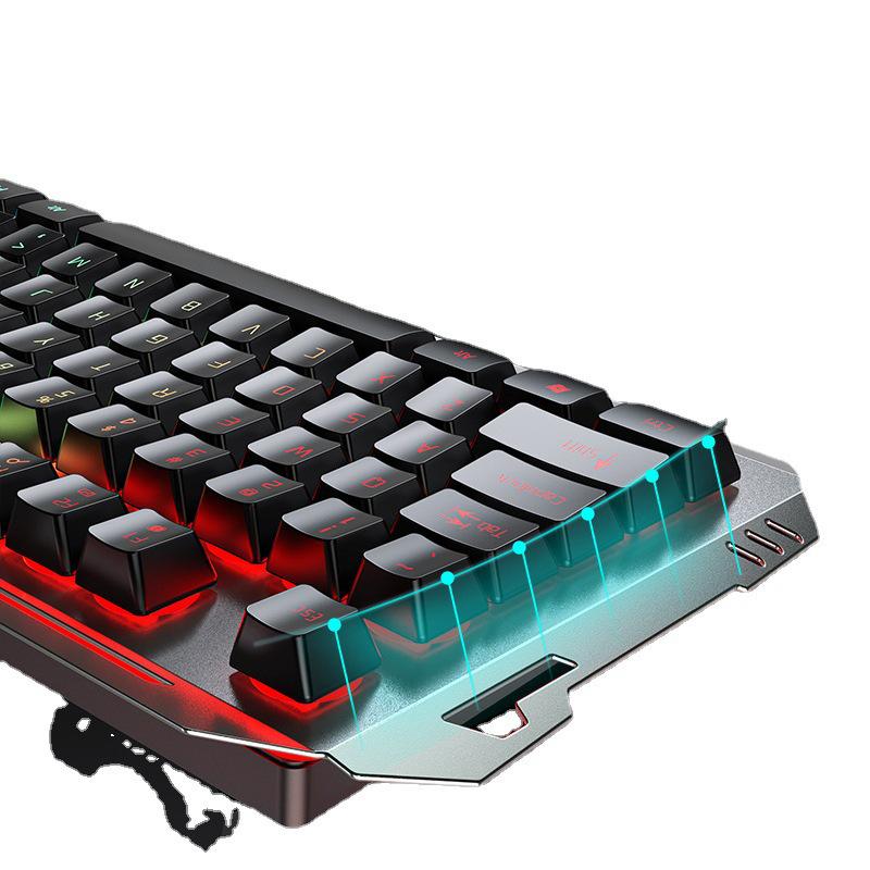 Pioneer 810 Gaming Set: Mechanical Feel Keyboard, Mouse, Headset with Knob