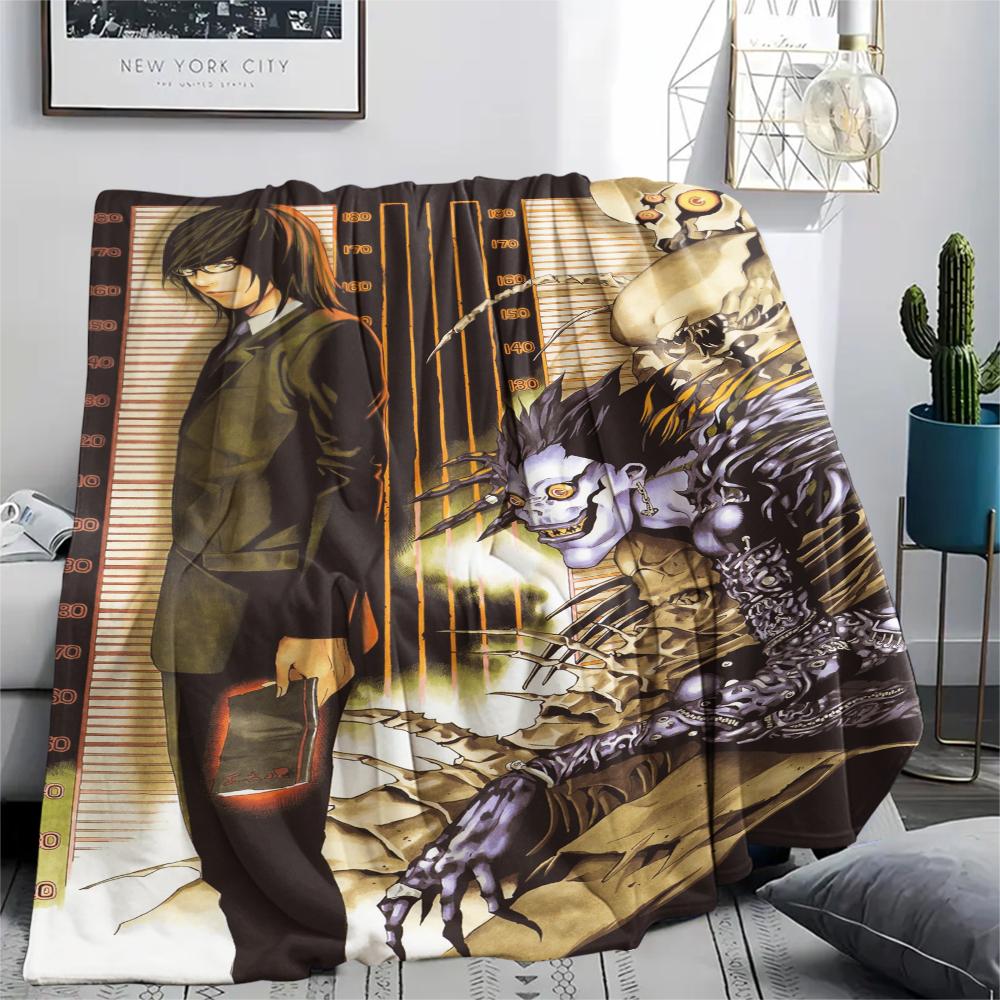 1Pc Cartoon Print Flannel Blanket, High Quality Comfortable for All Seasons, Home Decor, Warmth and Comfort, Perfect for Christmas Birthday Gift