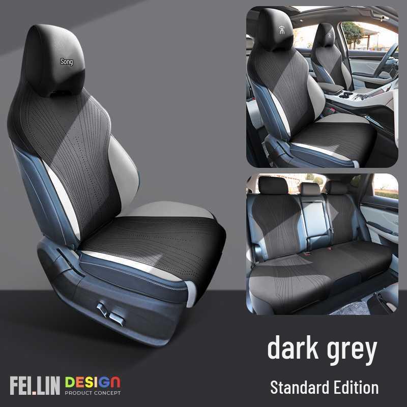 BYD Song PROmi Ventilated Suede Seat Cover Cushion for All Seasons Remark on Model and Year