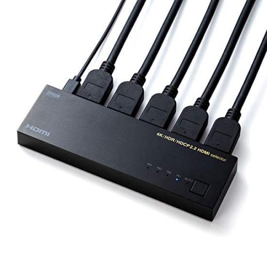 and HDCP Compatible HDMI Switch 1 4K, HDR, 2.2 (4 Inputs, Output) SW-HDR41L